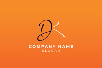 DK and KD, D K Letter Logo Design Icon Vector Symbol
Initial handwriting logo 