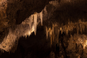 Rock formations in Carlsbad Caverns National Park, New Mexico
