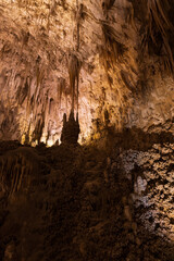 Rock formations in Carlsbad Caverns National Park, New Mexico
