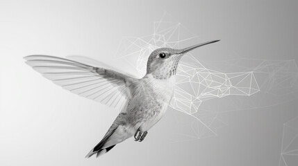 Fototapeta premium hummingbird flying