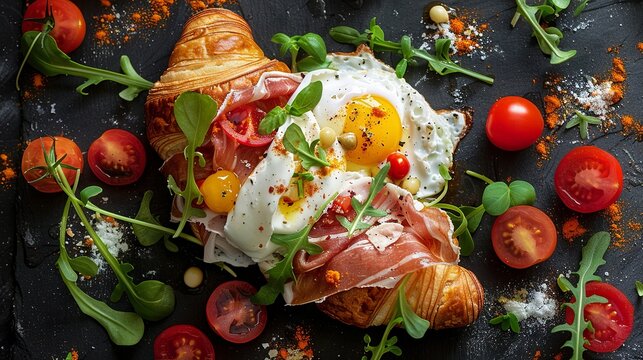 A french style breakfast