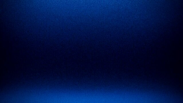 Black blue gradient abstract background with rough grain for loop playback. Dynamic gradient animation with grainy grain on abstract background