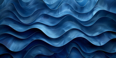 Abstract blue pattern with a seamless texture of liquid shapes for a design background. illustration, ultra details, wide shot in the style of masterpiece.