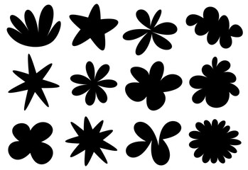 Fototapeta premium Monochrome Floral Array