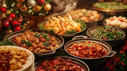Obraz premium serves extremely hot meals on