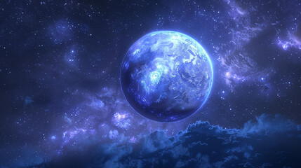 Obraz premium Elevate Your Brand with Cosmic Beauty Transform Your Visual Identity with SpaceThemed Illustrations.