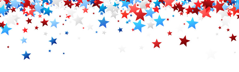 Cascade of Patriotic Stars