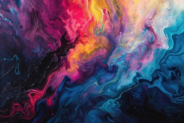 Vibrant and dynamic fluid painting, perfect for artistic projects