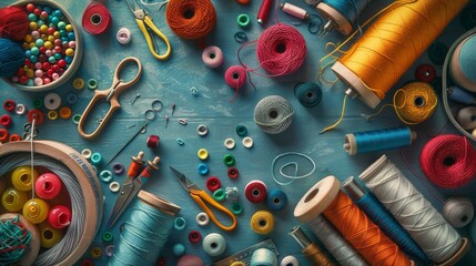 Unwinding with Needlework: The Therapeutic Craft of Sewing - Powered by Adobe