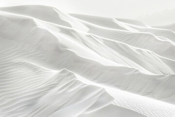 Obraz premium White textured background with smooth and flowing patterns of abstract design