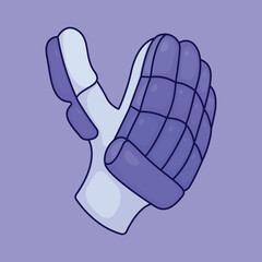 Cricket gloves vector icon. Cricket batting gloves illustration. sports protection gloves