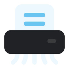 shredder icon for illustration