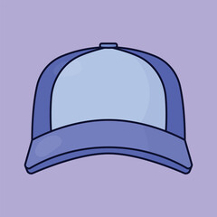 Sports Cap vector icon. cap illustration. summer cap icon