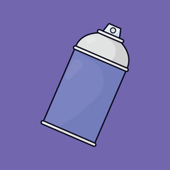 Spray can vector icon. paint spray can illustration. spray bottle vector