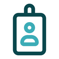 id card icon for illustration