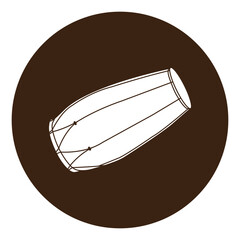 Kendang icon desain