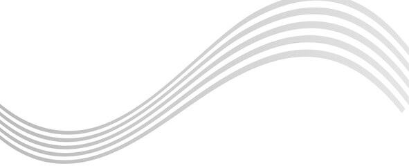 Light grey lines in 3D perspective vector abstract background, easy and soft cool illustration, smooth motion and elegant gradient. banner, cover, poster, card, flyer. vector