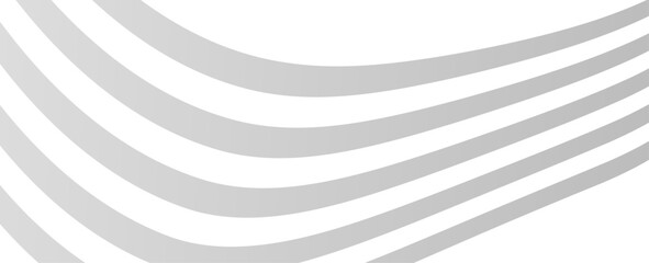 Light grey lines in 3D perspective vector abstract background, easy and soft cool illustration, smooth motion and elegant gradient. banner, cover, poster, card, flyer. vector