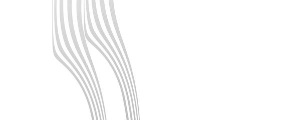 Light grey lines in 3D perspective vector abstract background, easy and soft cool illustration, smooth motion and elegant gradient. banner, cover, poster, card, flyer. vector