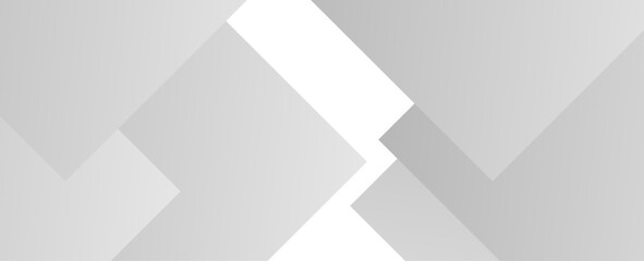 Abstract white and gray background with lines white background for your design. geometric minimal and square shape banner in bright light with soft shadows as pattern. vector illustration