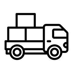 truck icon ilustration