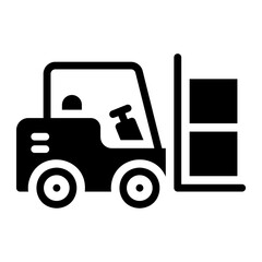 forklift icon ilustration