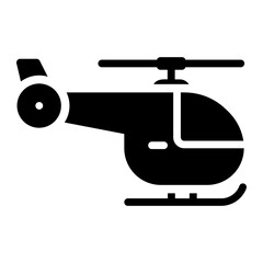 helicopter icon ilustration