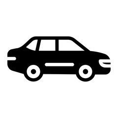 sedan icon ilustration