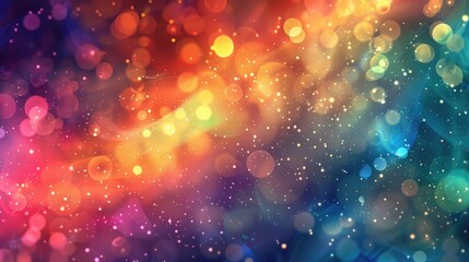 Shiny Multicolored Abstract Background