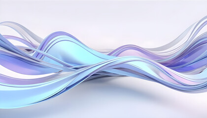 Fototapeta premium Abstract glassmorphism rounded background 3d render 1