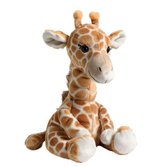 Fototapeta premium giraffe isolated on white background