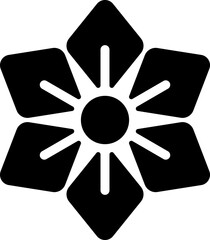 六つ唐花紋のアイコン