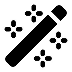 magic wand icon for illustration