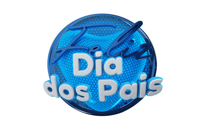 Father's day promotional 3d stamp for offers and promotions