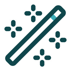 magic wand icon for illustration