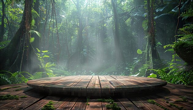 wooden podium UHD Wallpapar