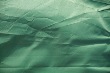 close up green fabric texture