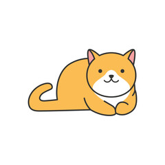 Cute cat illustration