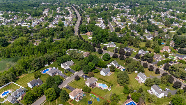 Aerial Drone of Manalapan New Jersey 