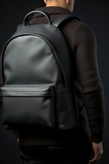 Naklejka premium man with contemporary jecat UHD Wallpapar