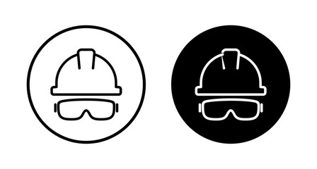 Helmet icon vector isolated on white background. Motorcycle helmets. Racing helmet. construction helmet icon. Safety helmet