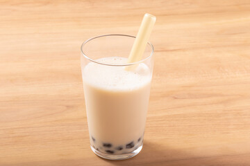 黒糖タピオカミルクティー