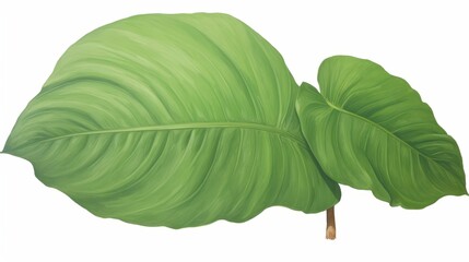 Fototapeta premium Green leaf, suitable for all kinds of plants, bringing you a different visual experience.