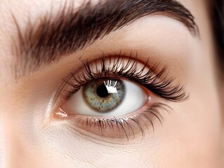 Fototapeta premium Hybrid Lash Extensions Offering Natural and Dramatic Effects