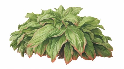 Fototapeta premium Bring the beauty of nature indoors with this lush and vibrant artificial plant. Perfect for adding a touch of greenery to any room.