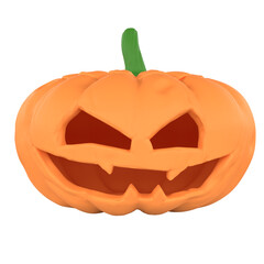 The  jack o lantern for halloween or holiday concept 3d rendering.