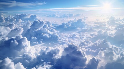 Fototapeta premium Sky viewed from above