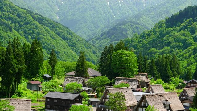 初夏の五箇山　相倉集落