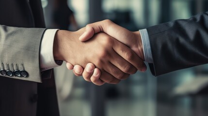 handshake between a financial advisor and a client 