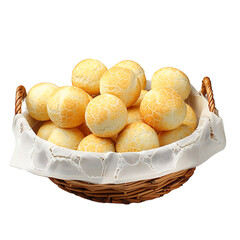 Traditional Brazilian Cheese Bread Pao de Queijo Display